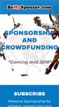 Mobile Screenshot of bemysponsor.com